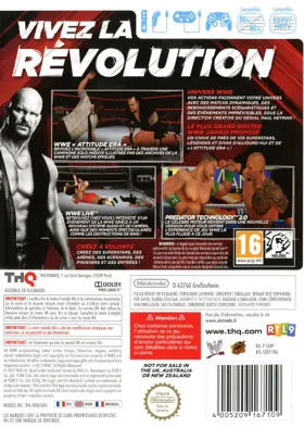 WWE 13 box cover back